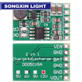 3.7V 4.2V Charger 5V 6V 9V 12V Discharger Board DC DC Converter Boost Module Solar Mobile Power Charger Lithium Battery DD05CVSA