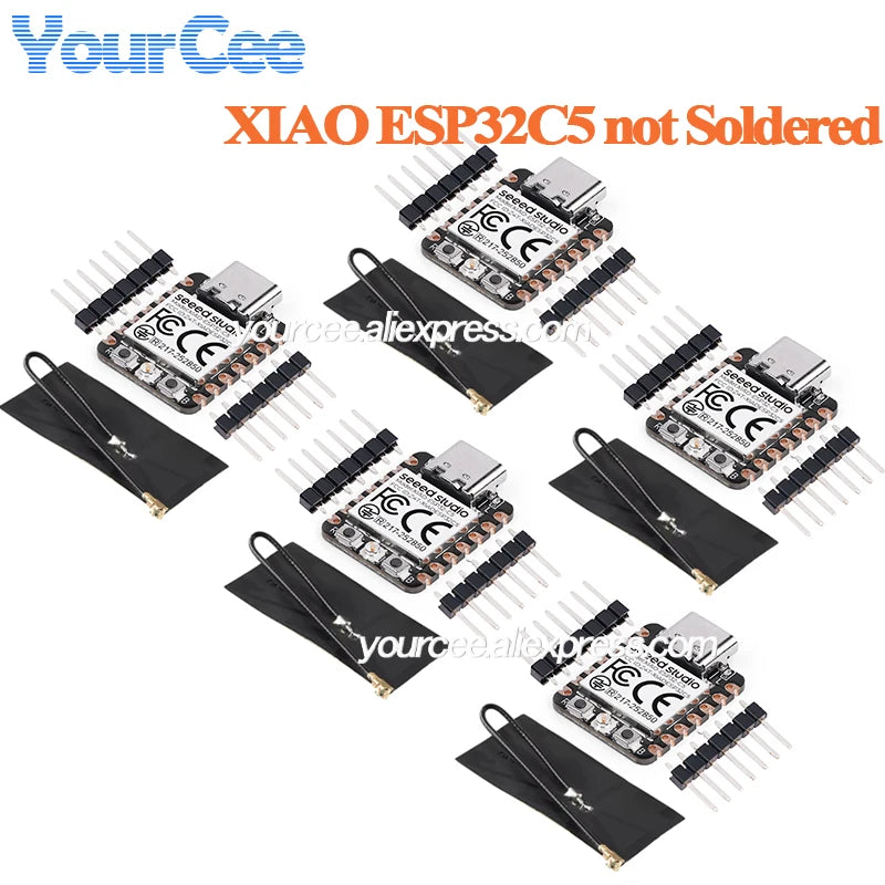 10pcs/1pc ESP32 Seeed Studio XIAO ESP32C6 ESP32C3 ESP32C5 WiFi 6+Bluetooth-compatible Ble 5 Zigbee Matter Wifi Development Board