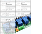 1 2 4 8 Channel Relay Module 30A With Optocoupler Isolation 5V 12V 24V Supports High And Low Triger Trigger