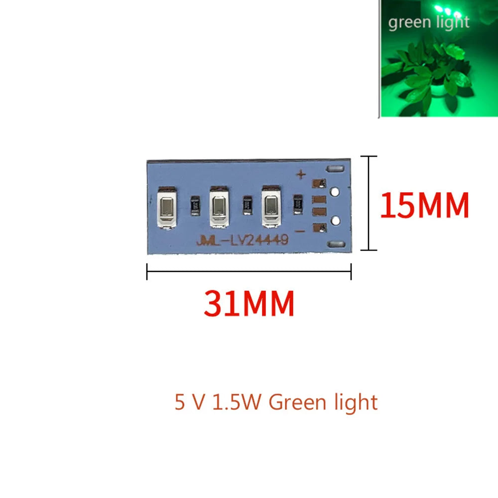 High Brightness 1.5W 5V  LED 5730 SMD Color Lamp Bead Light Board Bulb With Line Red Purple Yellow Green Blue  Warm White Light