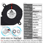 Gdstime 4010 24V Blower 12V 5V Cooler Fan 5015 Radial Fan 50x15MM Turbine Cooling Fan 30MM Micro Fan for 3D Printer Part Cooling