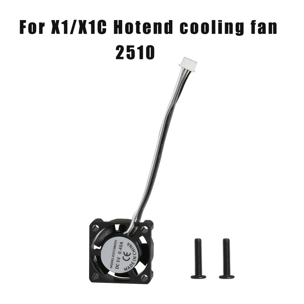 Original Hotend For Bambu Lab X1 X1C P1P P1S Hard Steel Nozzles Bamboo Hotend Thermistor For bambu lab cooling fan P1s X1c Hoend