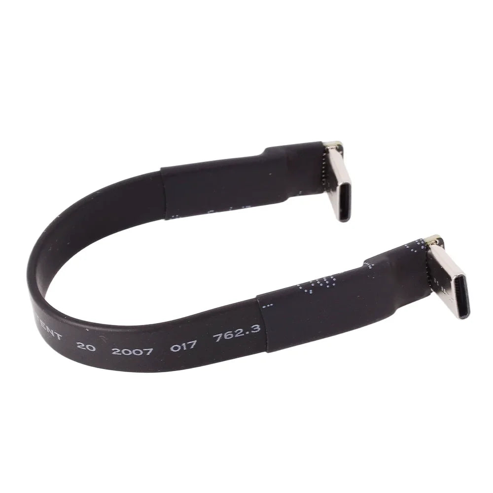USB 2.0 Type C Ribbon Flat Cable Shielded Extension FPC Cable USB 2.0 USB-C 90 Degree Up/Down Angled Connectors 5CM-3M For TV PC