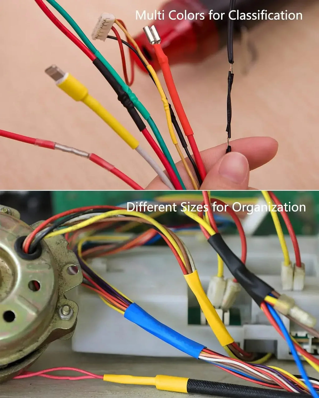 Heat Shrink Tube Kit Thermoresistant Tubing Heat Shrink Wire Wrapping Electrical Connection Cable Insulation Sleeved Protecter