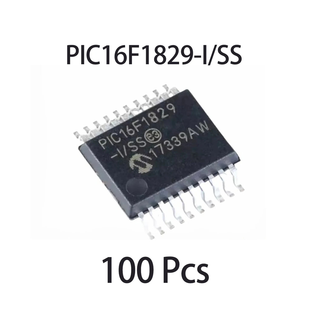 1/5/10/30/50/100Pcs Original Microchip PIC16F1829-I/SS SSOP20 Package 8 Bit PIC Microcontroller Integrated Circuit MCU Chip