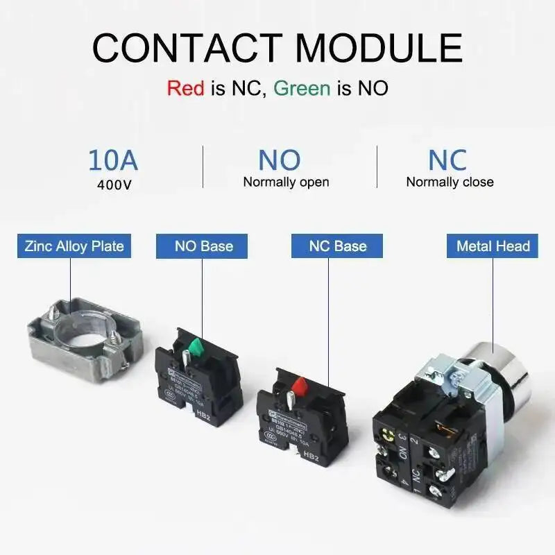Stainless Steel 86 Type Concealed Push Button Switch Emergency Stop Start Fan Elevator Remote Control Panel