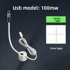 USB Red/Green Laser Positioning Light Infrared Working Lamp Cutting with Magnetic Base DC5V Line/Cross/dot Sewing Machine Supply