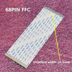 1PCS Gold-Plated Flat Flexible Cable FFC FPC E129545 AWM 20861/20706 105C 60V VW-1 Pitch 0.5mm Various Pin Counts 40P-96P
