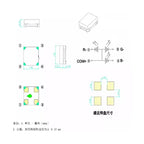 Mini 0402 SMD LED, Red True-green, Red-blue, RGB-Common Anode, 1010 Light Emitting Diode Lamp Beads