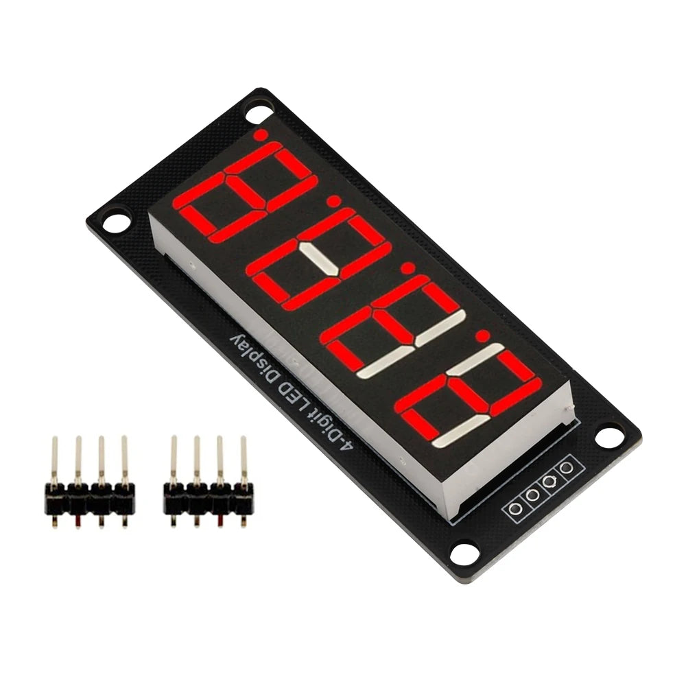 TM1637 LED Display Module For Arduino 7 Segment 4 Bits 0.56 Inch Clock RED Anode Digital Tube Four Serial Driver Board Pack