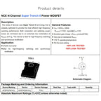 5PCS NCEP023N10LL TOLL-8 N-Channel 100V 300A Power FET 023N10LL