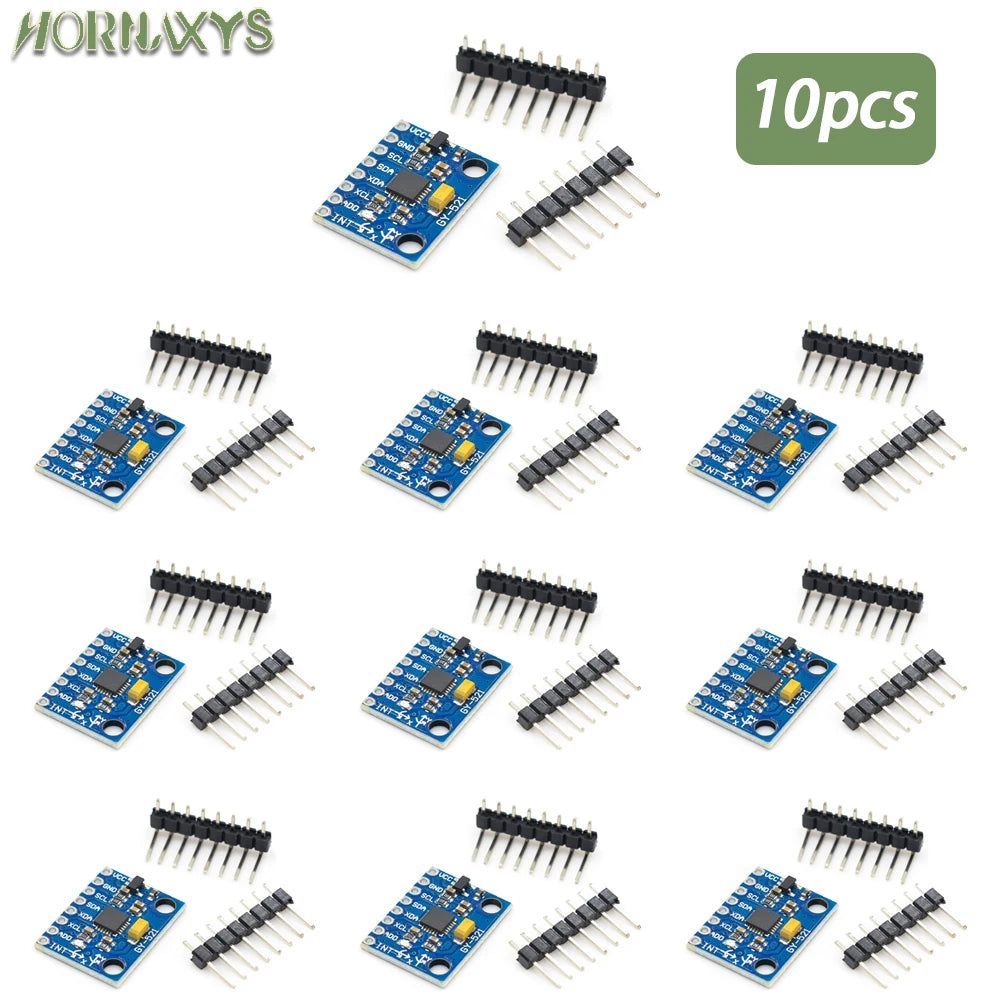 10/1pcs GY-521 MPU-6050 MPU6050 Module 3 Axis analog gyro sensors+ 3 Axis Accelerometer Module MPU6500 6Axis GY-6500