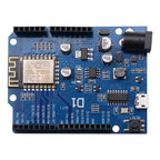 ESP-12E WeMos D1 UNO R3 CH340 CH340G WiFi Development Board Based ESP8266 Shield Smart Electronic PCB For Arduino Compatible IDE
