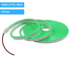 12V 24V LED Neon Light Strip Waterproof Neon Sign 6X12mm Silicone Rope Lights Flexible Lamp Decoration with DC Plug/2pin Wire