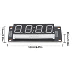 TM1637 LED Display Module 4 Digit Time Indicator Tube 7 Segment Clock Module 0.56 Inch Glow Tube Clock