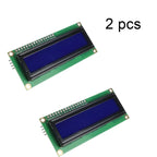 LCD1602+I2C Module Blue / Yellow Green Screen 16x2 Character LCD Display PCF8574T PCF8574 IIC I2C Interface 5V for Arduino