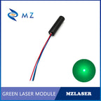 Green Dot TTL PWM Laser Diode Model Adjustable Focusing D10mm 520nm 0.5mw 1mw 5mw 10mW Glass Lens Green Laser Industrial Grade