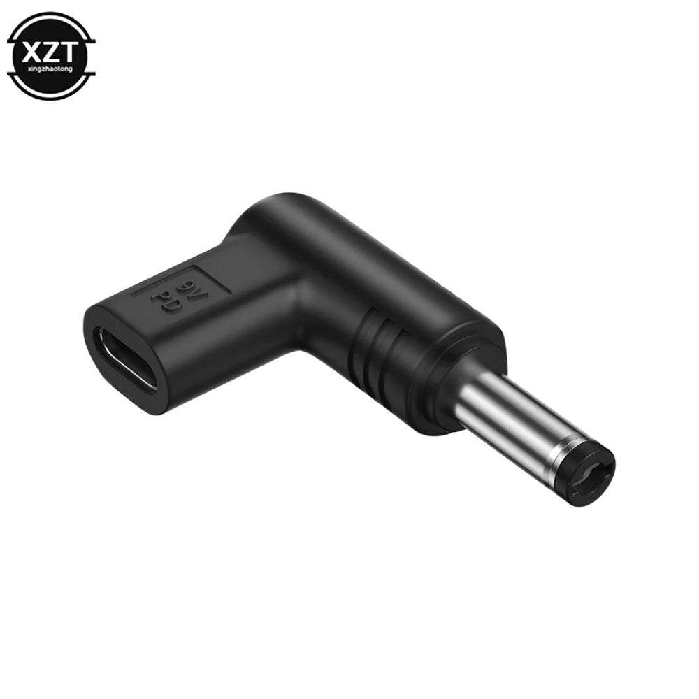 5V 9V 12V USB C Type C PD to DC Power Adapter Universal DC Jack Plug Charging Adapter Converter for Router Tablet