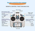 MicroZone MC7 C7 MINI 2.4G Controller Transmitter with MC8RE Receiver Radio System for RC Aircraft Drones Multirotor Helicopters