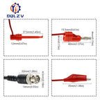 1M BNC Q9 to Dual Alligator Clip Oscilloscope Test Probe Leads 4MM Banana Plug Cables Connector Dual Tester Tools for