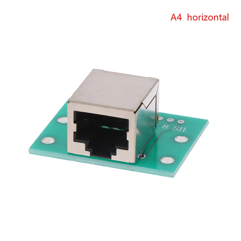 1Pc RJ45 Adapter Board To XH2.54 Modular Ethernet Connector Adapter Network Interface + Breakout Board + Pin Header