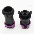 1/5 Sets Kit 2 Pin Way Male Female Circular Waterproof Fog Lamp Plug Connector for Car Rx7 813972926 813972923