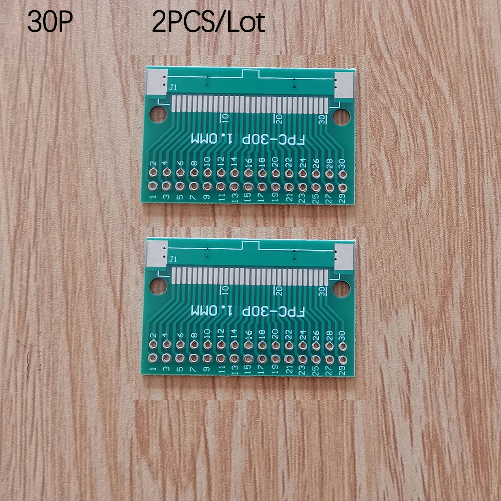 2PCS FPC/FFC Flexible Flat Cable Adapter Board Blank Board Test Board 0.5MM 1.0MM 2.54 Pitch 6/8/10/12/20/24/26/30/34/40/50P