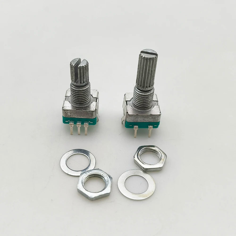 5Pcs 360 Degree EC11 Rotary Encoder 5Pin 20 Position Plum Shaft Digital Signal Potentiometer Handle Long 15mm 20mm