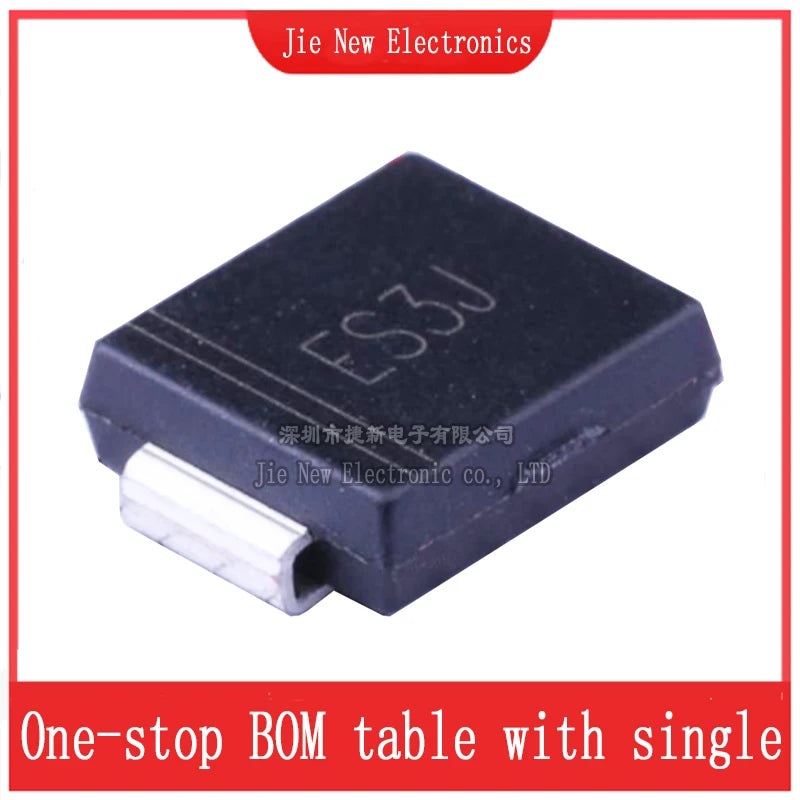 50PCS/LOT SMC DO-214AB ES5A ES5A ES5J ES3J RS5M  RS3M ES5D ES3D ES5G ES3G 3A 5A 200V 400V 600V 1000V 1KV SMD Fast Recovery Diode
