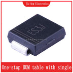 50PCS/LOT SMC DO-214AB ES5A ES5A ES5J ES3J RS5M  RS3M ES5D ES3D ES5G ES3G 3A 5A 200V 400V 600V 1000V 1KV SMD Fast Recovery Diode