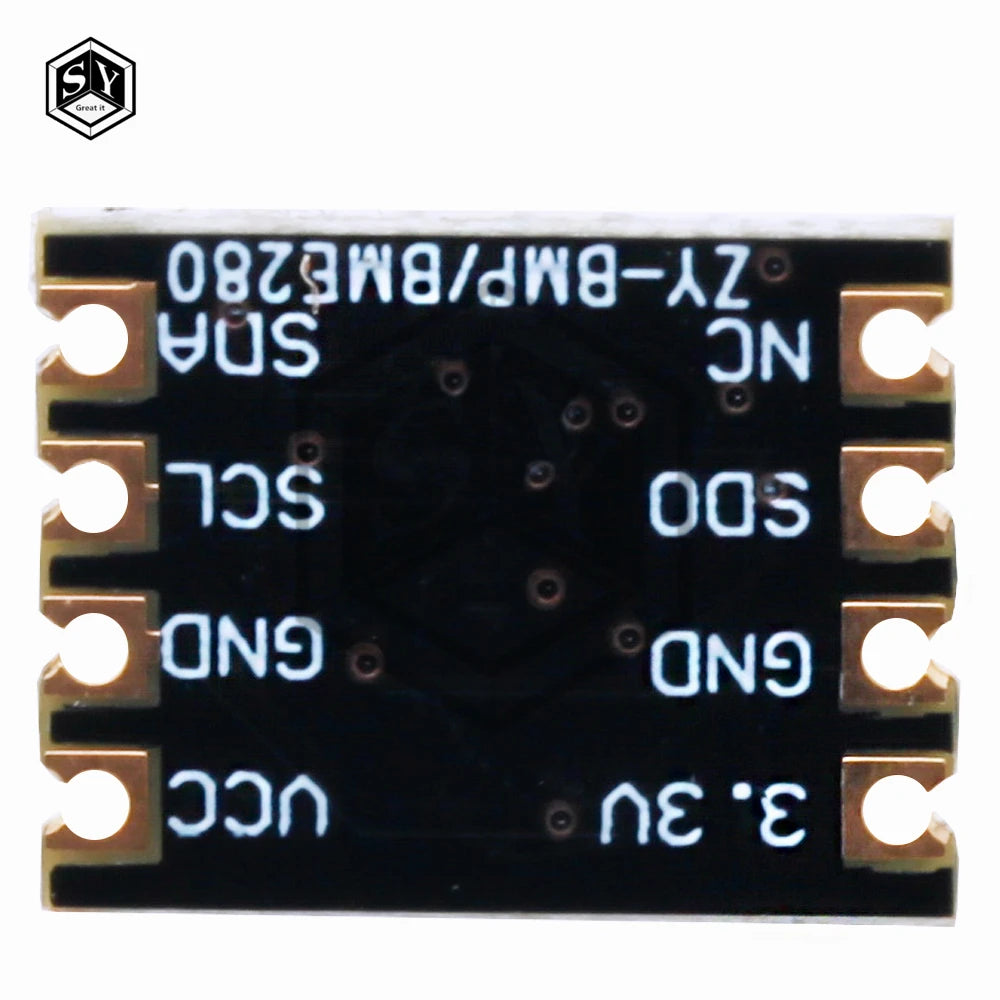 ZY BME280 Sensor Module: Precision Altimeter & Atmospheric Pressure Detector for Arduino (Black)