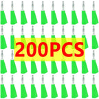 40/200Pcs Stackable Banana Plug 4mm Banana Plug Soldering Electrical Connector DIY Tools Copper Nickel Plated Banana Plugs