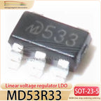 MD53R33 SOT23-5 20pcs 533 Patch 500mA Low Voltage Drop Linear Regulator LDO