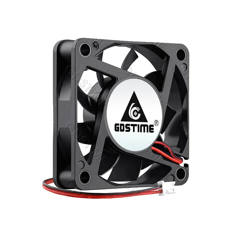Gdstime 60MM 6015 12V 24V Axial Fan 5V USB PC Case Fan Ball DC Brushless Fan 2PIN 60x60x15MM 3D Printer Cooling Fan CPU Cooler
