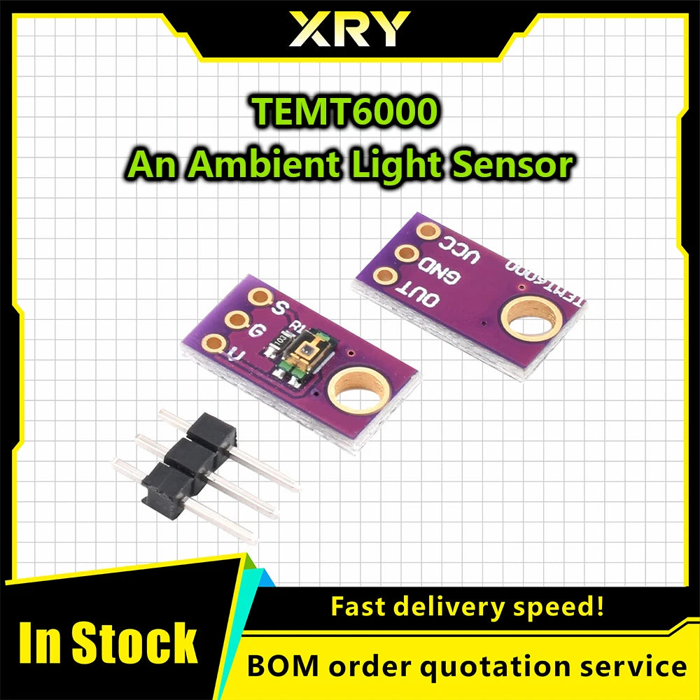 TEMT6000 Light Sensor Professional TEMT6000 Photosensitive Sensor For Arduino Smart Electronics Test the Ray intensity Module