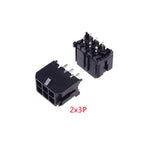 10-500 Pcs PCB Male Header Pin Vertical Through Hole 2 4 6 8 10 12 14 16 18 20 24 Circuits Molex 43045 Micro-Fit 3.0 mm Dual Row