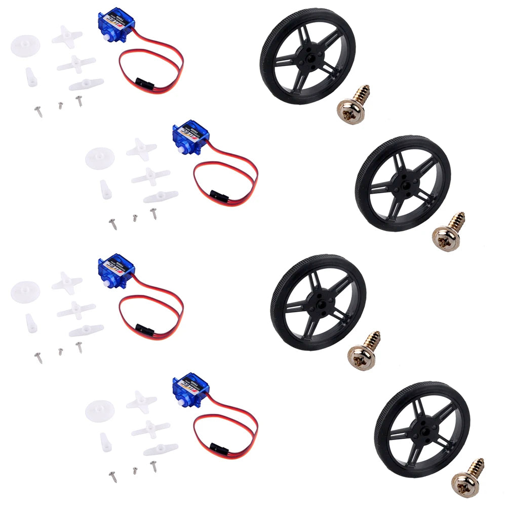 Feetech FS90R Mini RC Servo 360 Degree Continuous Rotation Micro Motor 4.8-6V 1.5KG Wheel for Smart Robot Microbit RC Car Drone