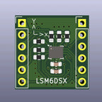 LSM6DSO Accelerometer Gyroscope Sensor Module 6-Axis Inertial Measurement Unit Tilt Angle Detector I2C SPI Communication