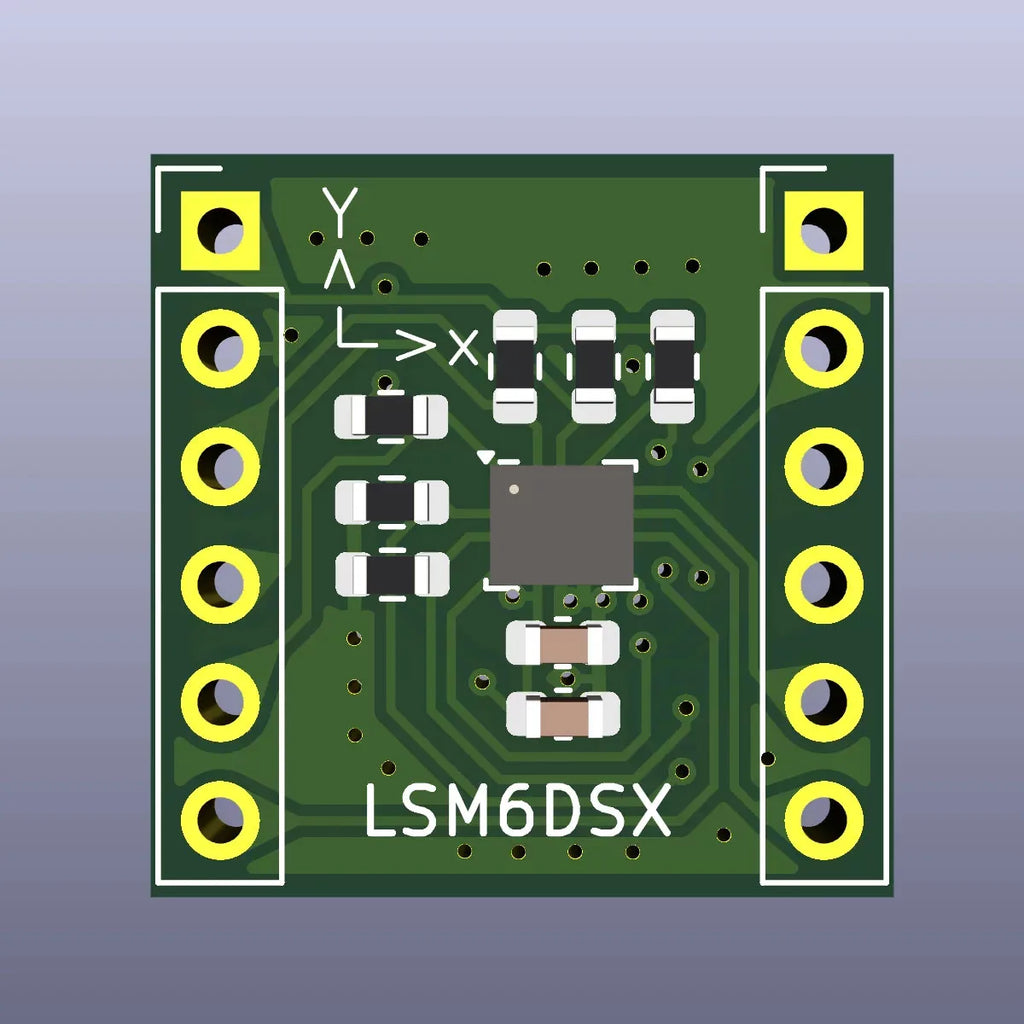 LSM6DSO Accelerometer Gyroscope Sensor Module 6-Axis Inertial Measurement Unit Tilt Angle Detector I2C SPI Communication