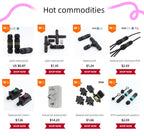 ip68 waterproof connector led connector2/3/4/5/6Pin Adapter terminal Outdoor rain proof of electric wireNo welding for screws