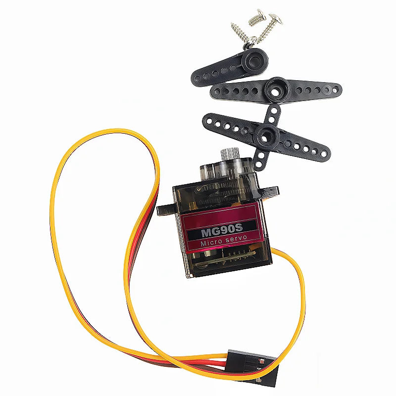 MG90S Servo 2/5/10 Pcs All Metal Gear 9g SG90 Upgraded Version For Helicopter Plane Boat Car RC Robot 180 360 Degree