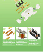 Modular Household Contactor 220V ICT 2P 16A 20A 25A 2NC 2NO 1NO 1NC 50/60Hz