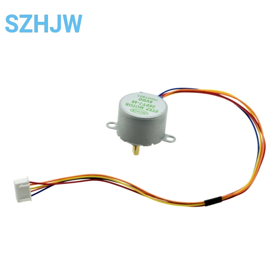 5V 28BYJ-48 Stepper Motor with ULN2003 Driver Board Test Module for Arduino Uno R3 Mega PIC MCU 4-Phase Step Motor DIY Kit