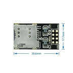 SIM800L GPRS GSM Module MicroSIM Card Core BOard Quad-band TTL Serial Port for ESP8266 ESP32