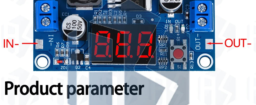 DC-DC XL6009 Digital Boost Step Up Power Supply Module Adjustable 4.5-32V to 5-52V Step-up Voltage Regulator With LED Voltmeter