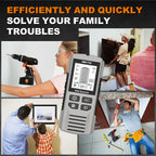 6 in 1 Wall Metal Detector Depth Wall Stud Finder Metal Wood Studs AC Voltage Live Wire Detect Wall Scanner Electric Box Finder
