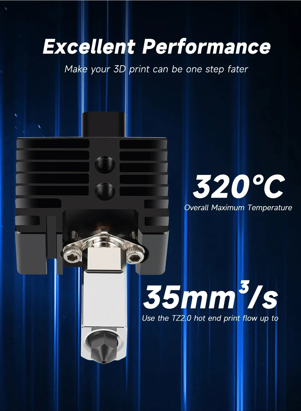 For Bambu Lab X1 Series Hotend Upgrade 2.0 Version Bambulab Bi Metal Fit Bamboo Bambu labs X1 X1C Hot End X1C Thermistor