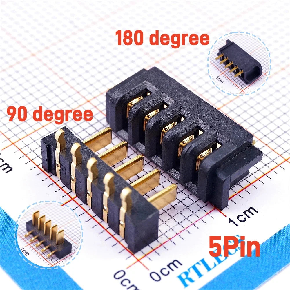 5 Pairs Pitch 2.5 mm 2 3 4 5 6 7 8 9 10 11 Positions Female Blade Socket Male Header Battery Connector Right Angle Straight