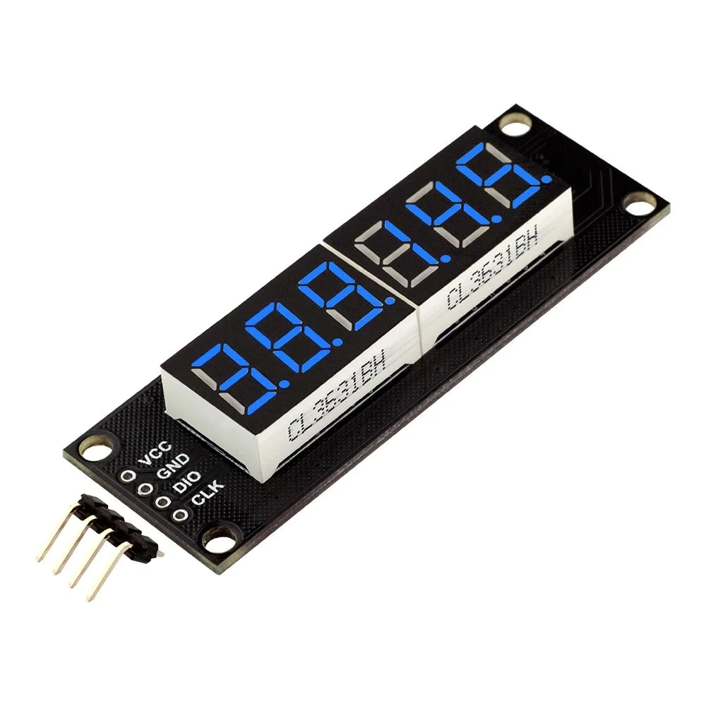 0.36 Inch 4 Bits 6-Digit LED Digital Display Tube Module 5V 7 Segments TM1637 0.36" Anode Tube Decimal Display Module