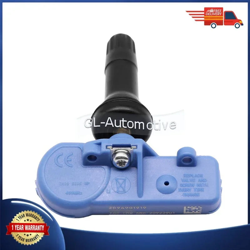 4PCS 433MHZ Tire Pressure Monitoring Sensor TPMS Sensor For Chevrolet Orlando 2010-09 to 2018-06 13581561